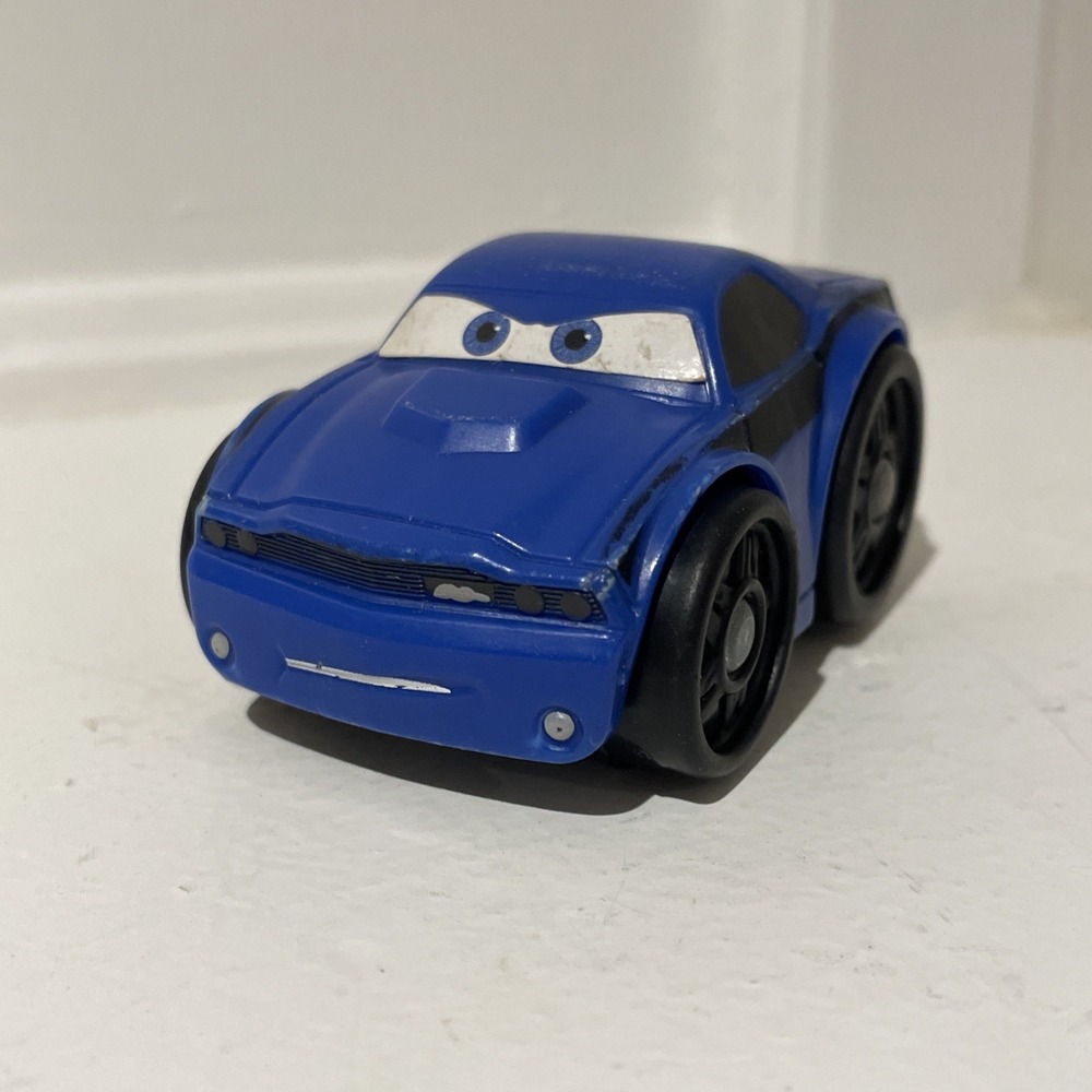 Fisher Price Little People Wheelies Mattel CARS Rod Torque Redline Blue 2012